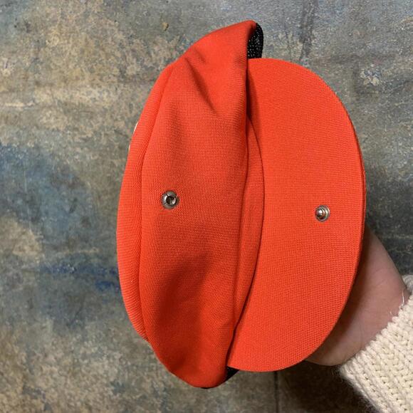 Vintage North Cobb hat with snap on top of bill