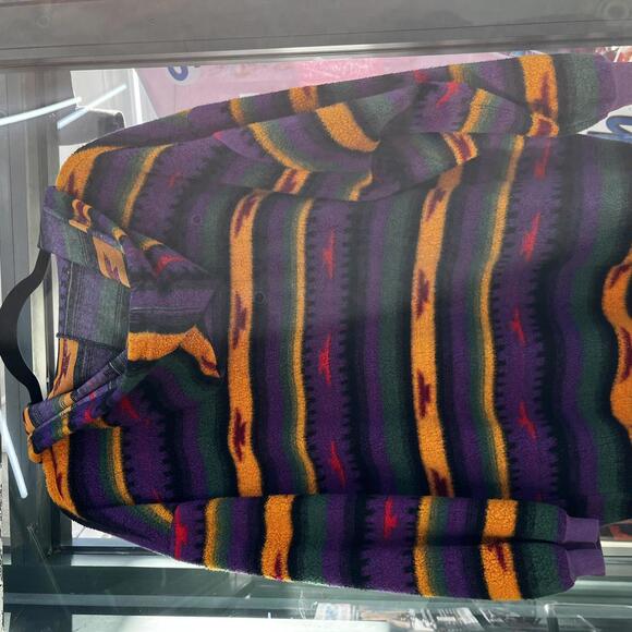 Vintage 90s XLarge Tribal Fleece pullover
