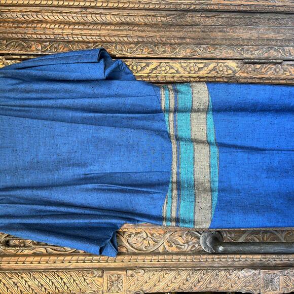 Vintage blue and teal preowned dress