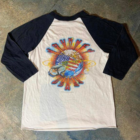 1983 Journey Tour Raglan Preowned Large T-shirt