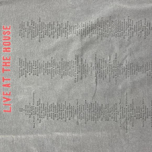 House of blues PreOwned 2XL Band tshirt