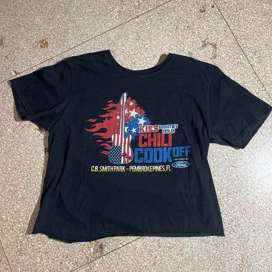 99.5 chili cook off preowned Medium Band T-shirt