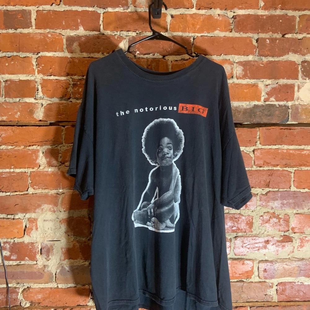 Biggie smalls 2XLarge black graphic preowned T-shirt