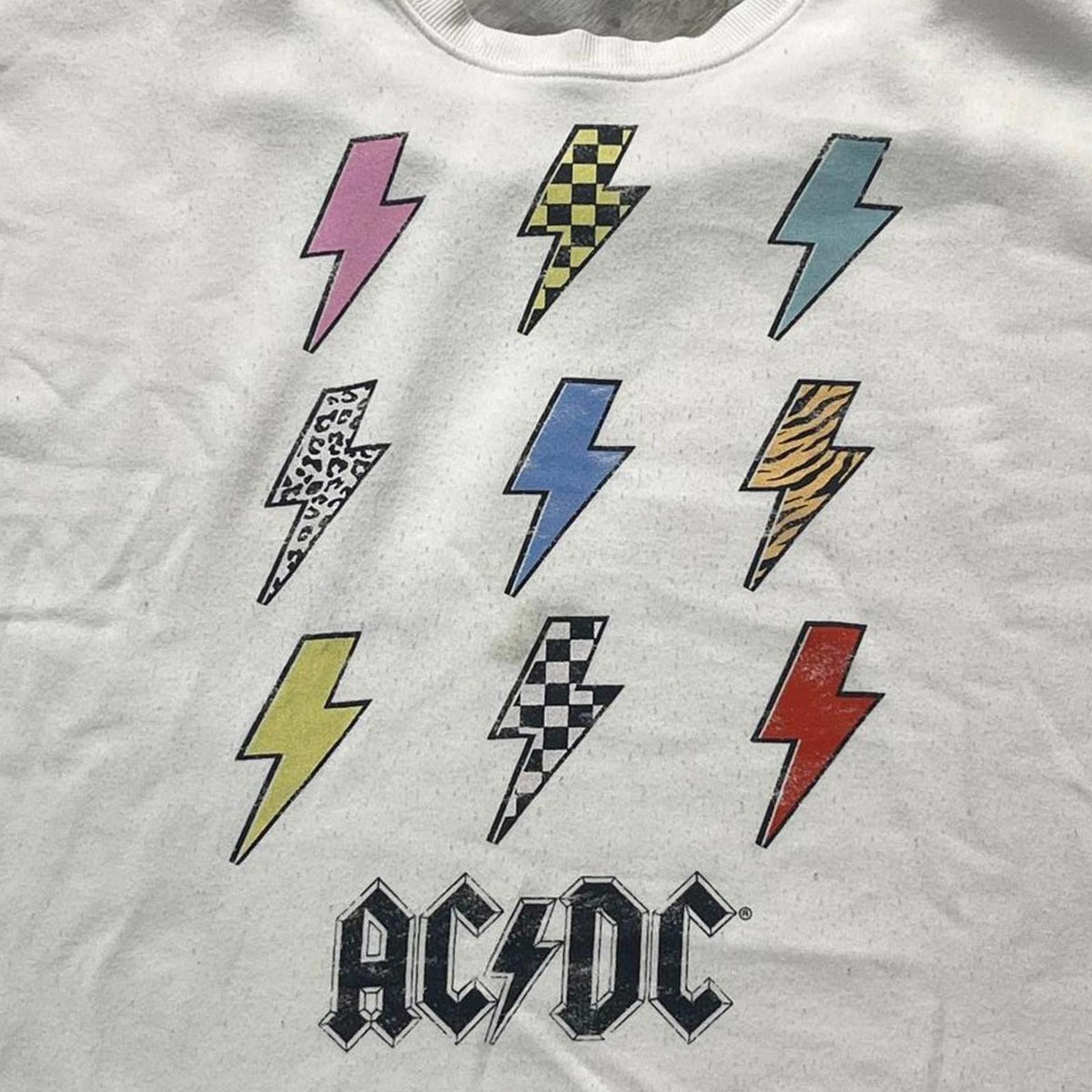 ACDC Preowned Medium Cropped Sweatshirt