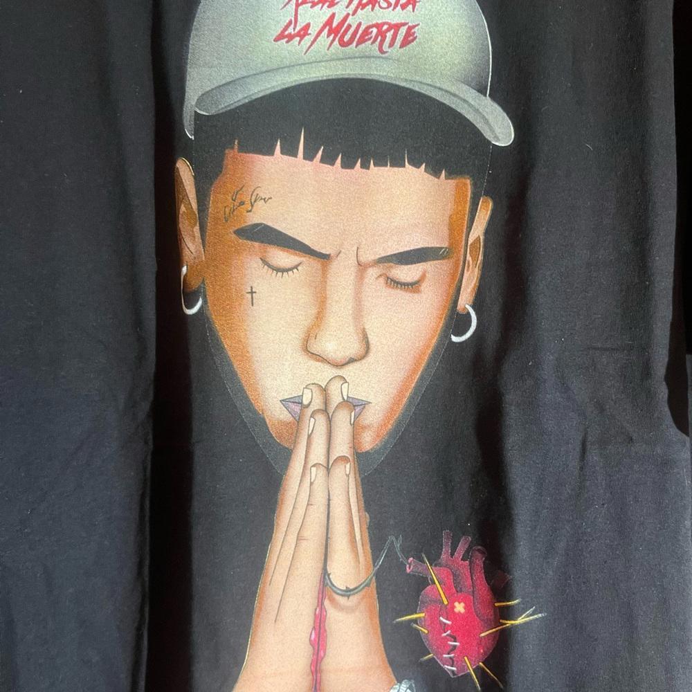 Real hasta la muerte 2xlarge black graphic vintage preowned tshirt