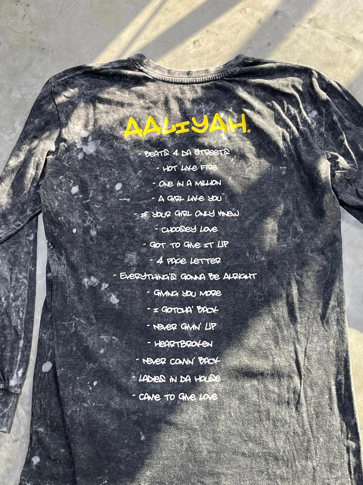 Aaliyah Preowned Large Longsleeve Tie Dye T-shirt