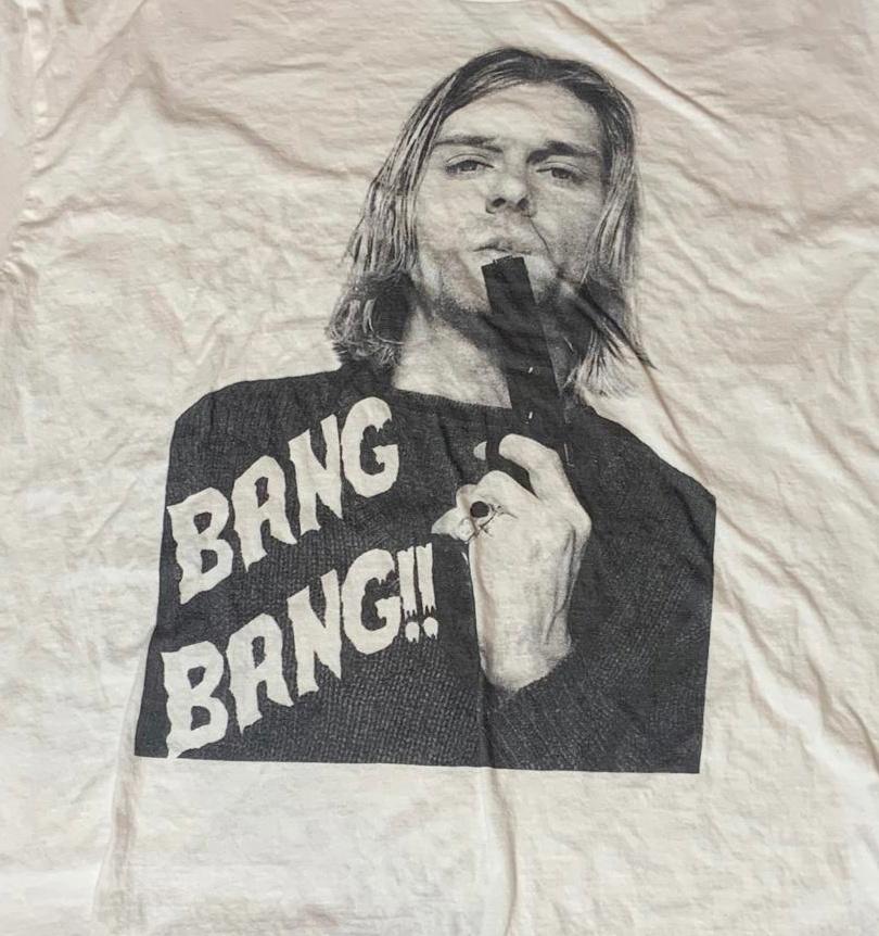 Kurt Cobain PreOwned XL White Shirt