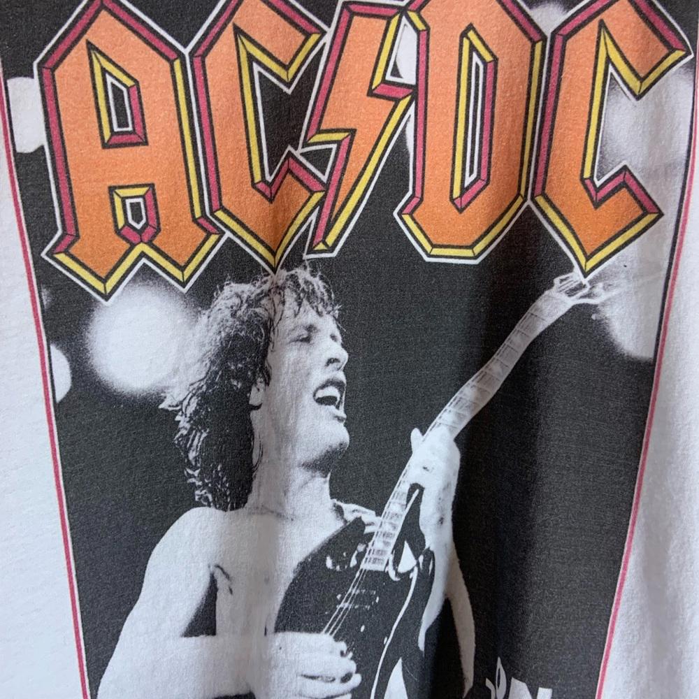 ACDC large white graphic preowned T-shirt