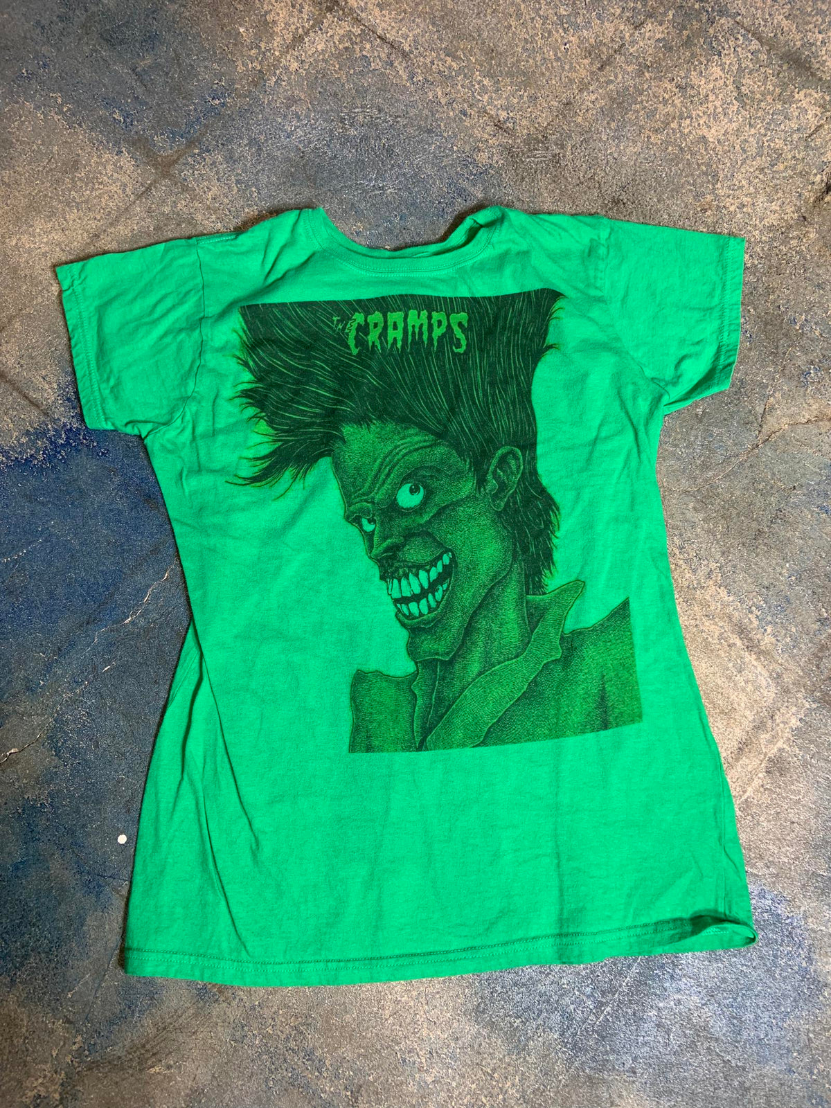 The Cramps PreOwned XL Green Shirt