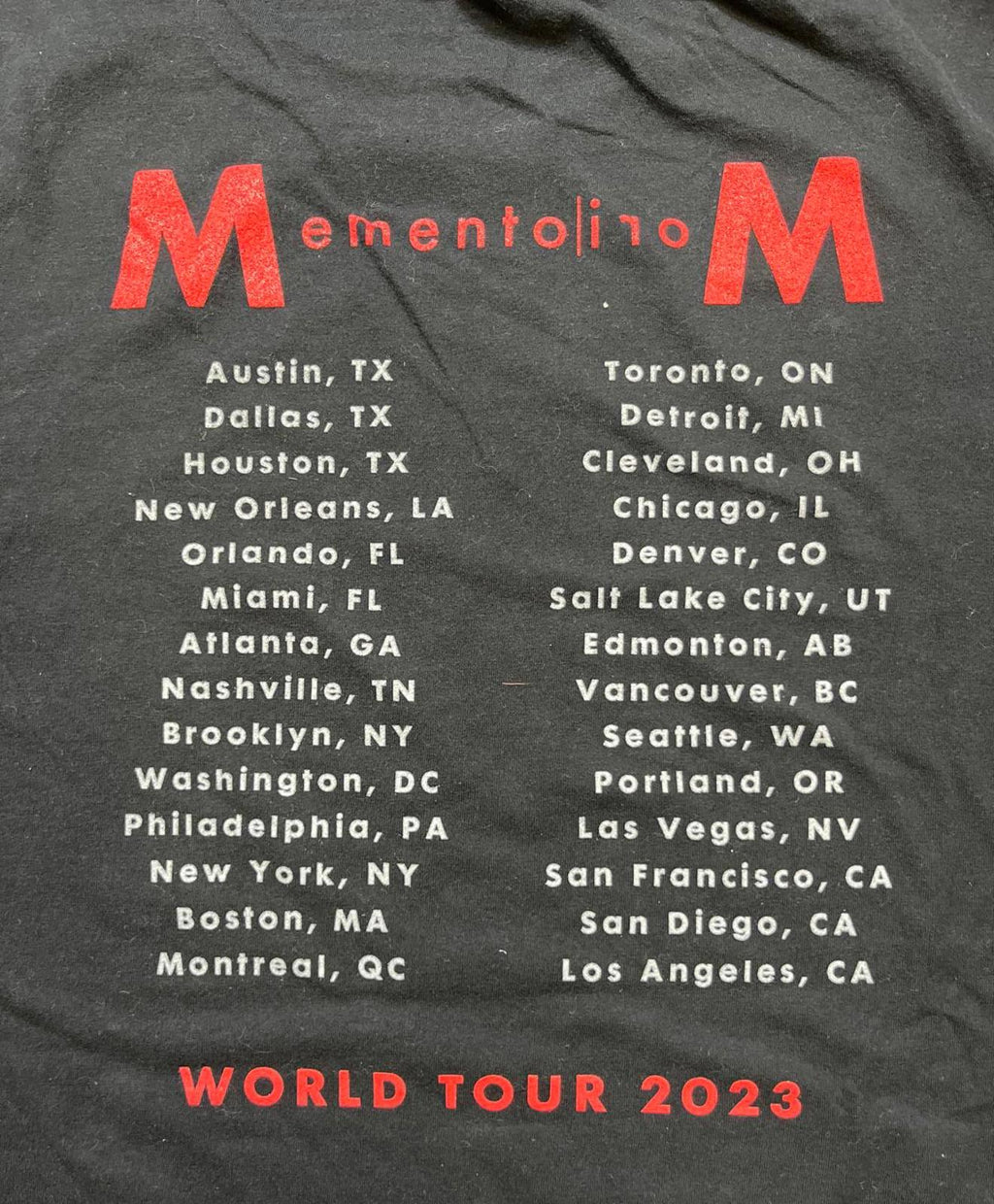 Depeche Mode Preowned 2XL Band T-shirt