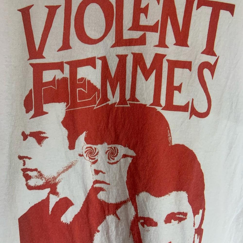 Violent femmes 2XLarge white graphic preowned T-shirt