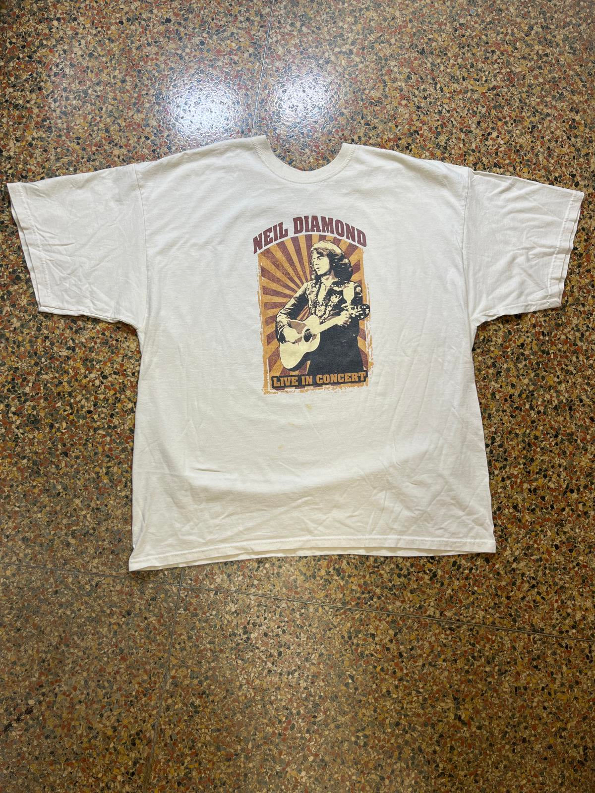 Neil Diamond 2008 World Tour Preowned 2XL Band T-shirt