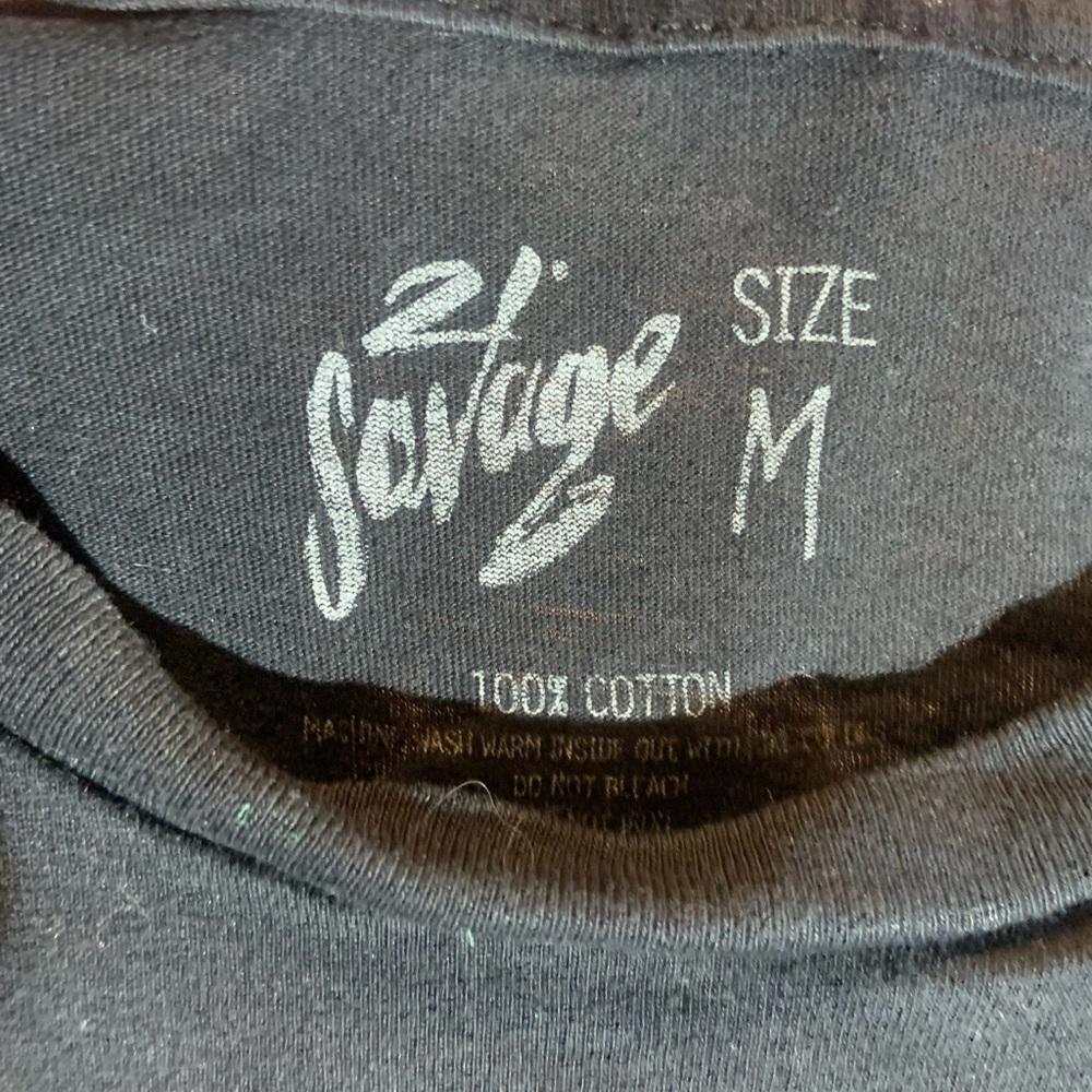 21 savage medium black graphic vintage T-shirt