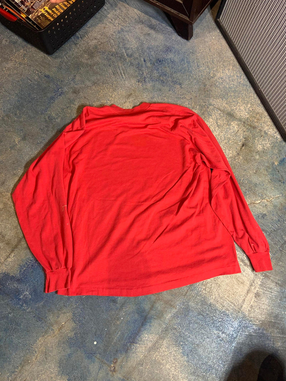 James Brown XL Long Sleeve Red Shirt