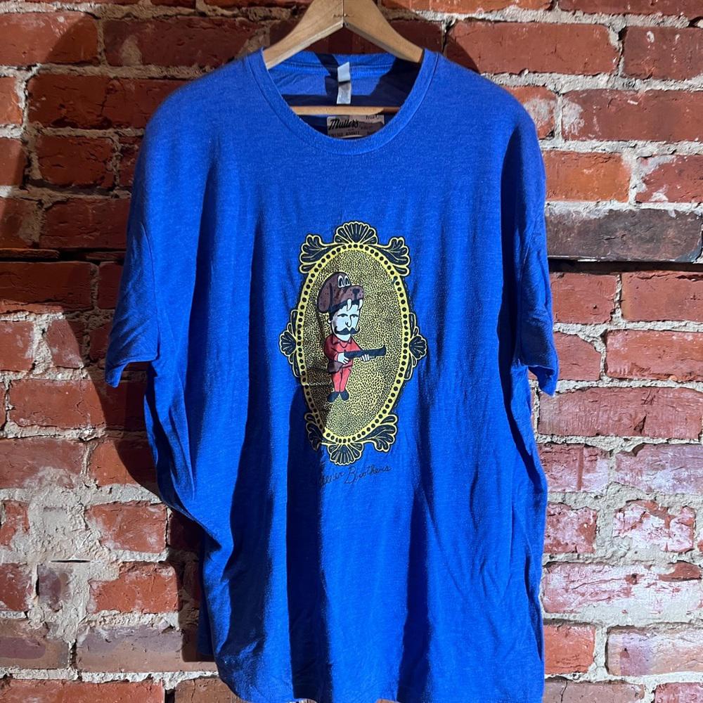 Wheeler brothers 2xlarge blue graphic vintage preowned tshirt