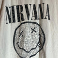 Nirvana xlarge white graphic vintage preowned tshirt