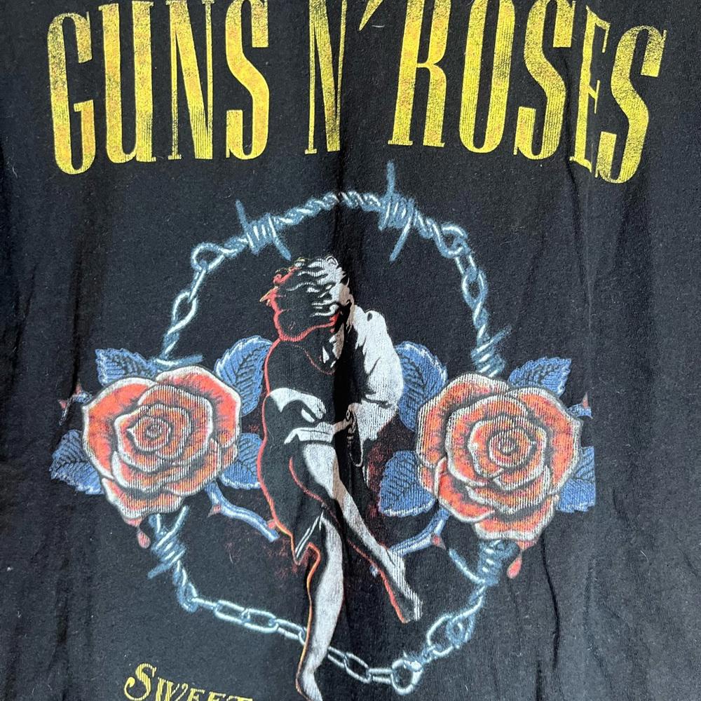 Guns & roses xlarge black graphic vintage preowned tshirt