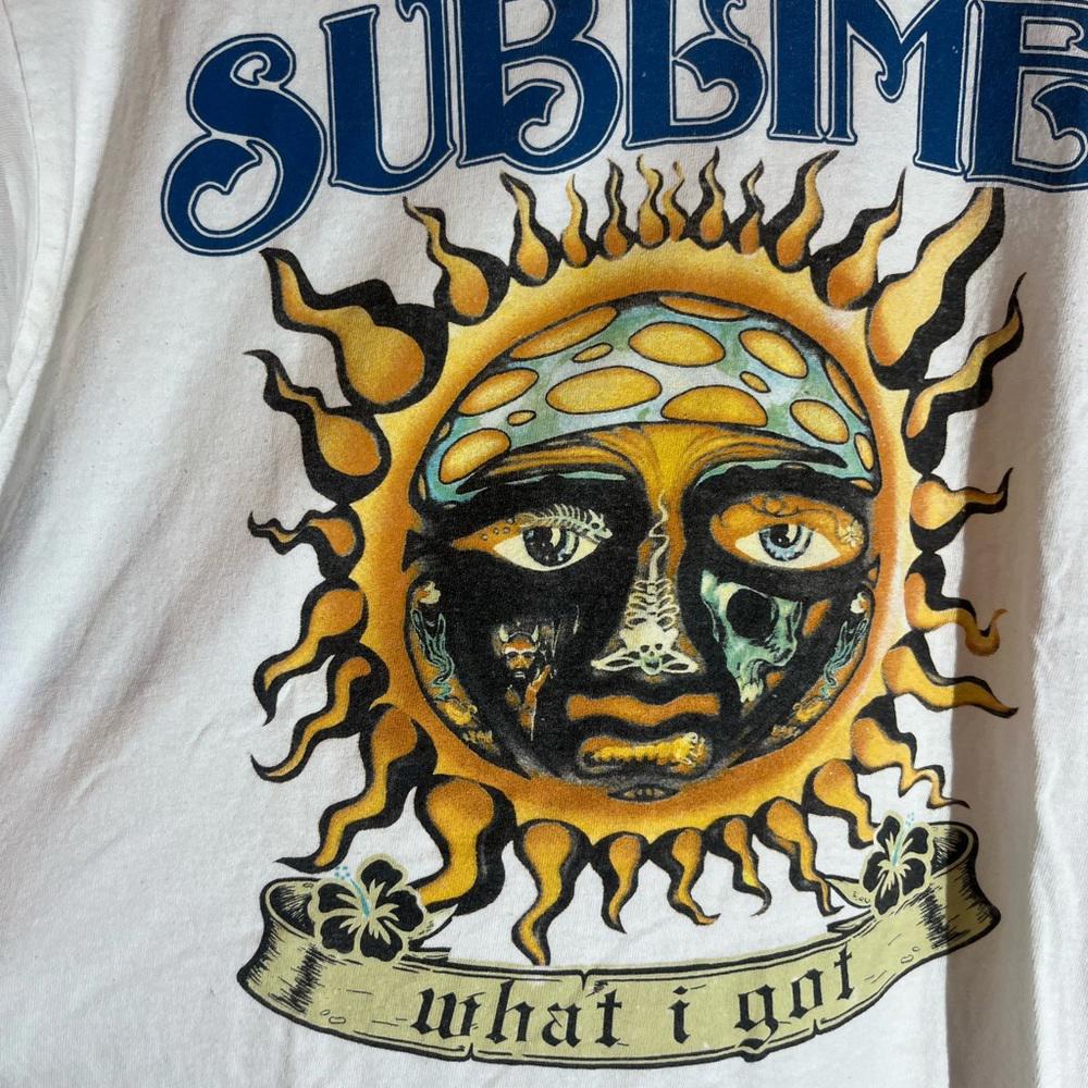 Sublime xlarge white graphic vintage preowned tshirt