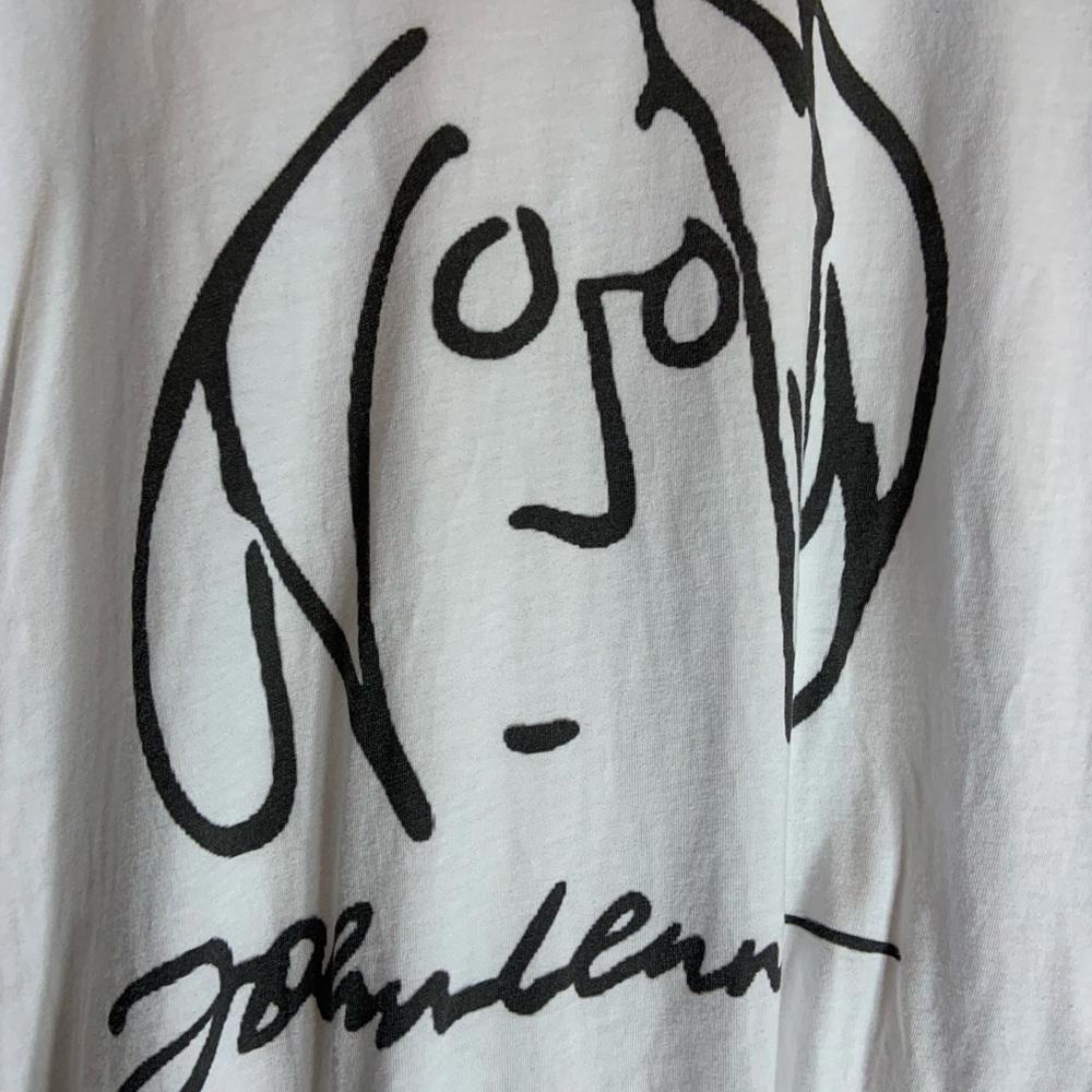 John Lennon Xlarge white graphic preowned T-shirt
