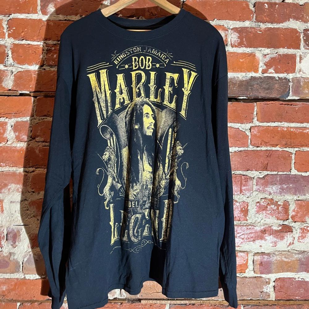 Bob Marley xlarge black graphic vintage preowned longsleeve tshirt