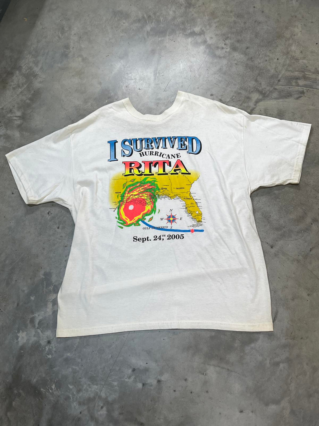 I Survived Hurricane Rita Preowned XL T-shirt