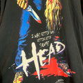 Head Xlarge graphic vintage black T-shirt