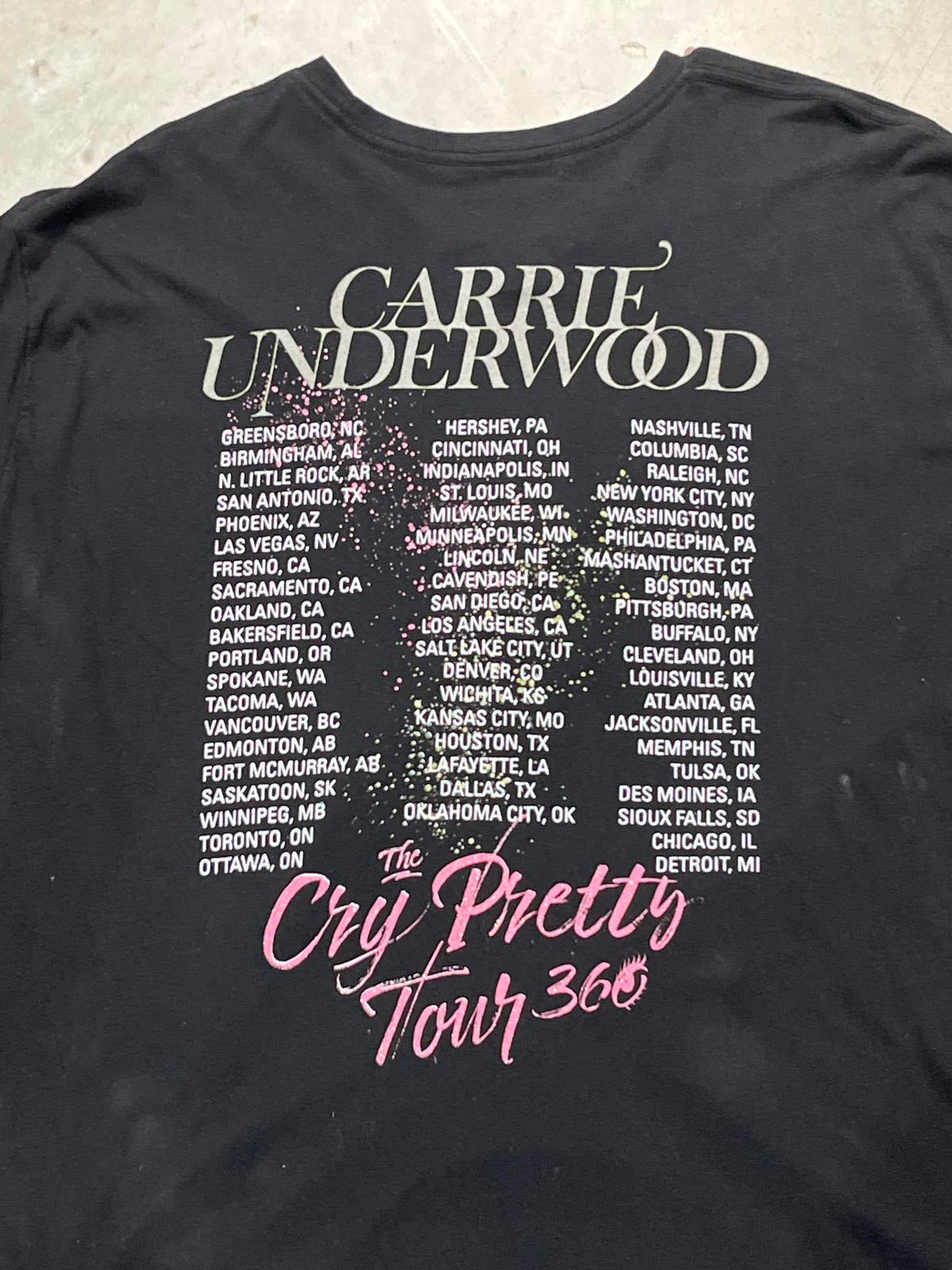 Carrie Underwood Preowned 2XL Band T-shirt