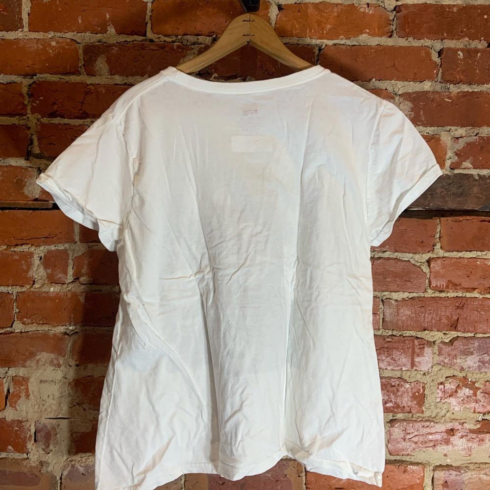 Kiss ladies 3xlarge white graphic preowned T-shirt