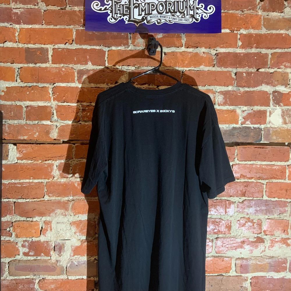 Mel & amores 2XLarge black graphic vintage T-shirt