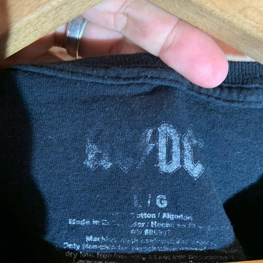 ACDC large black graphic vintage T-shirt