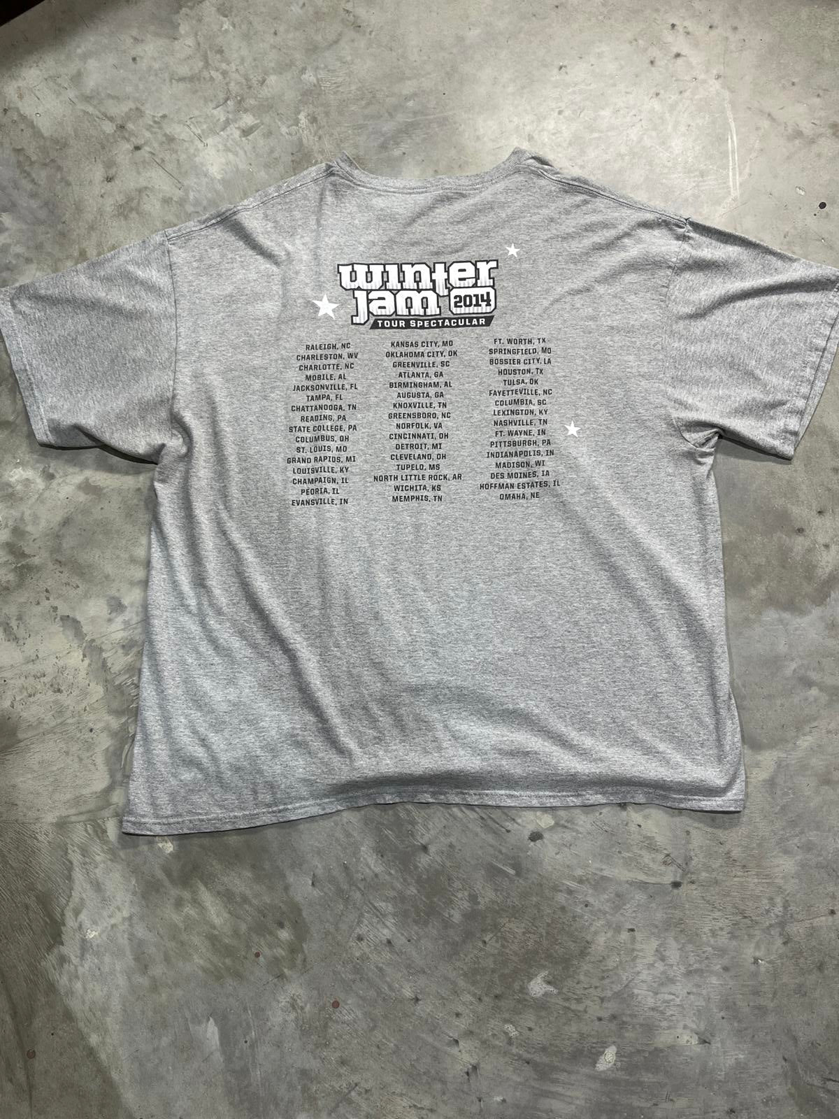 Jam Nation 2104 Winter Jam Preowned 3XL Band T-shirt