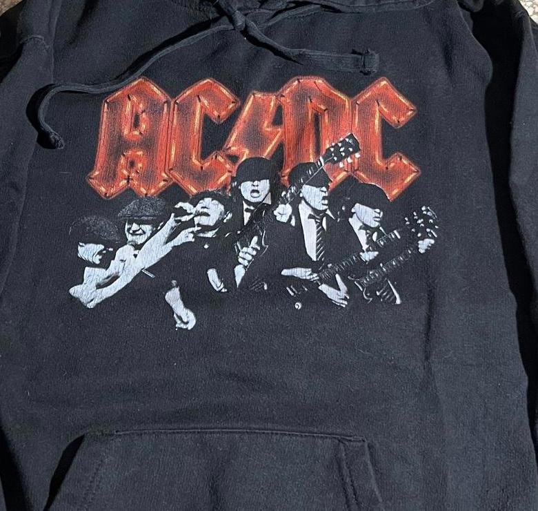 ACDC Preowned Medium Band Hoodie