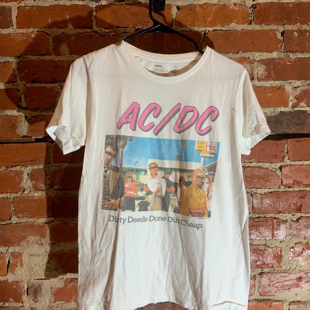 ACDC medium white graphic T-shirt