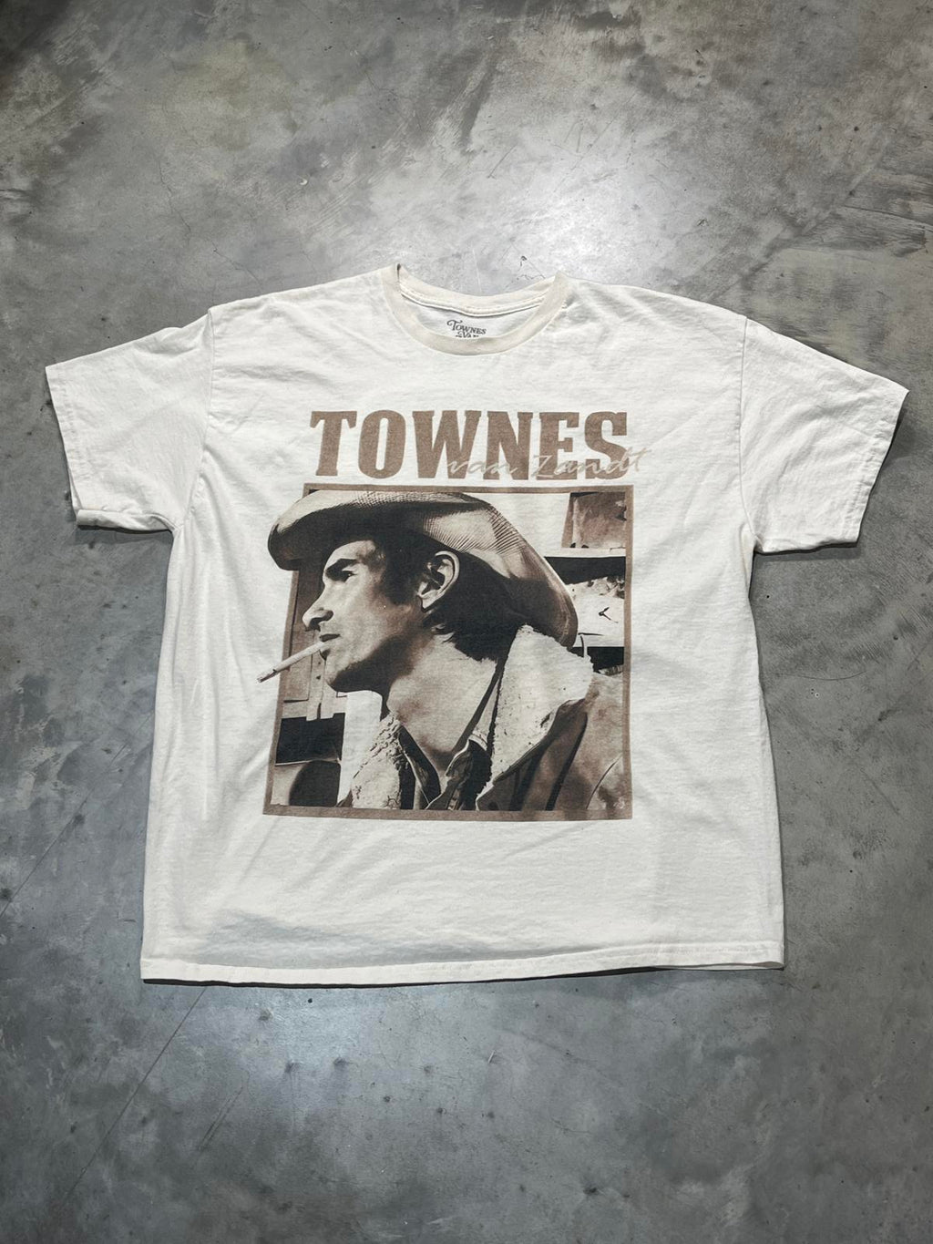 Townes Van Zandt Preowned XL T-shirt