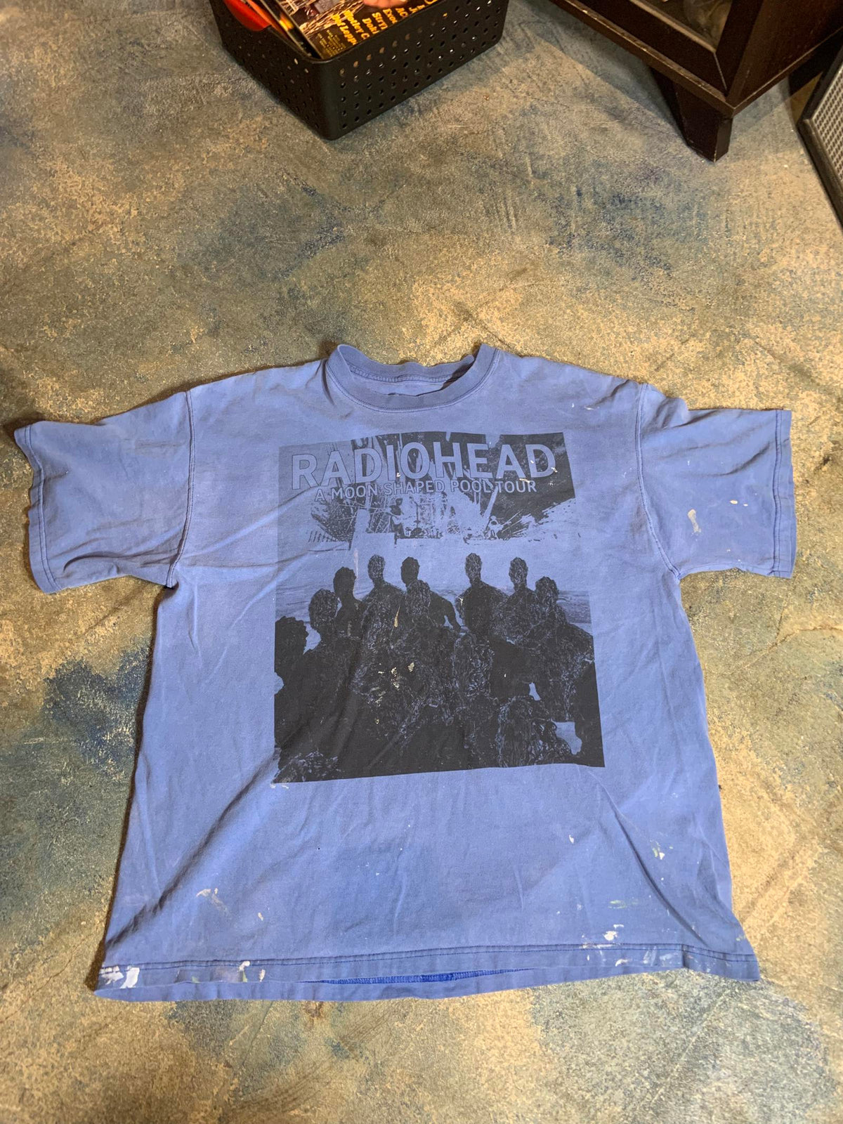 Radiohead PreOwned XL Blue Shirt
