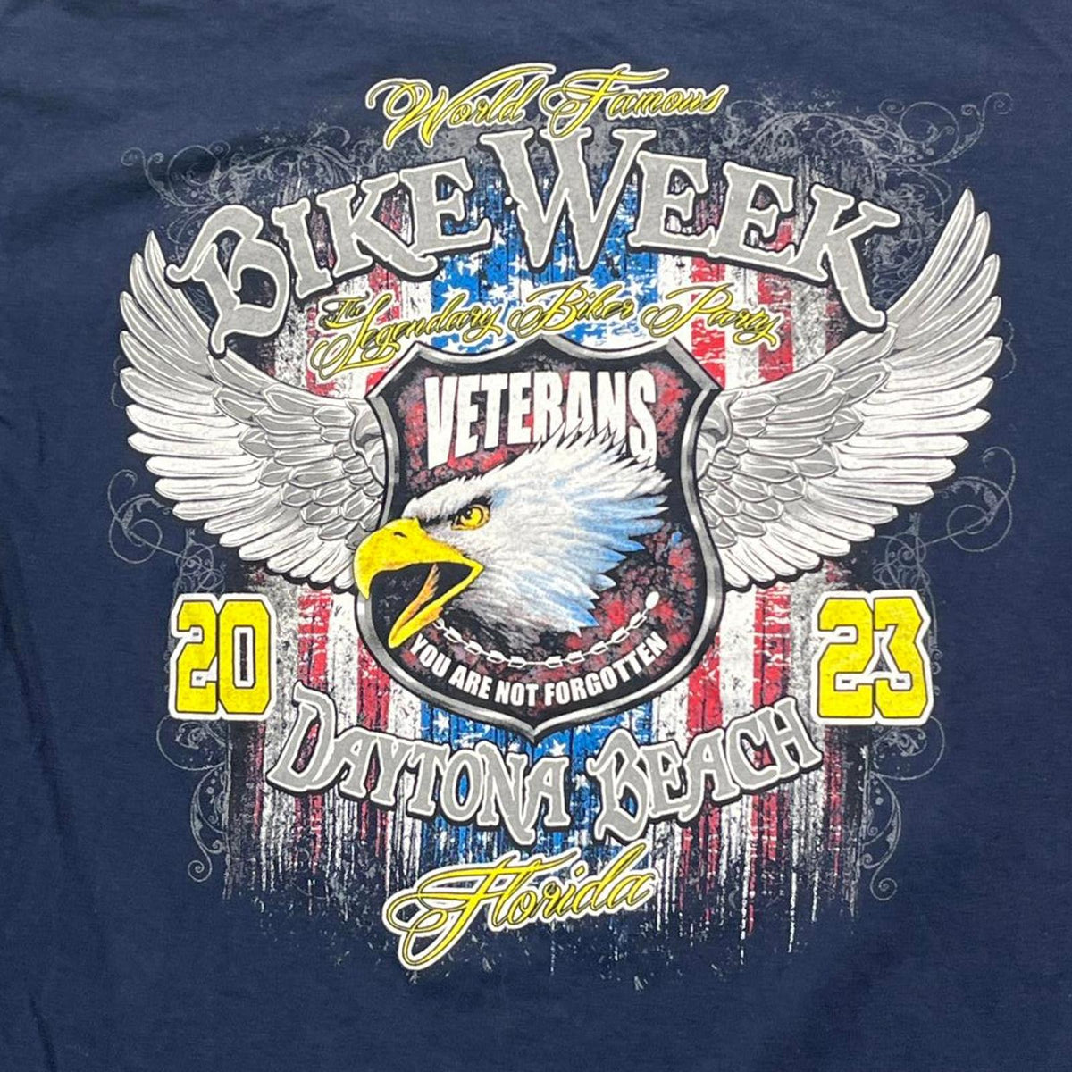 2023 Daytona Beach Bike Week Preowned Large T-shirt