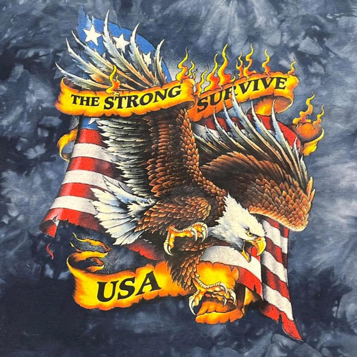 The Strong Survive USA Preowned XL Tie Dye T-shirt