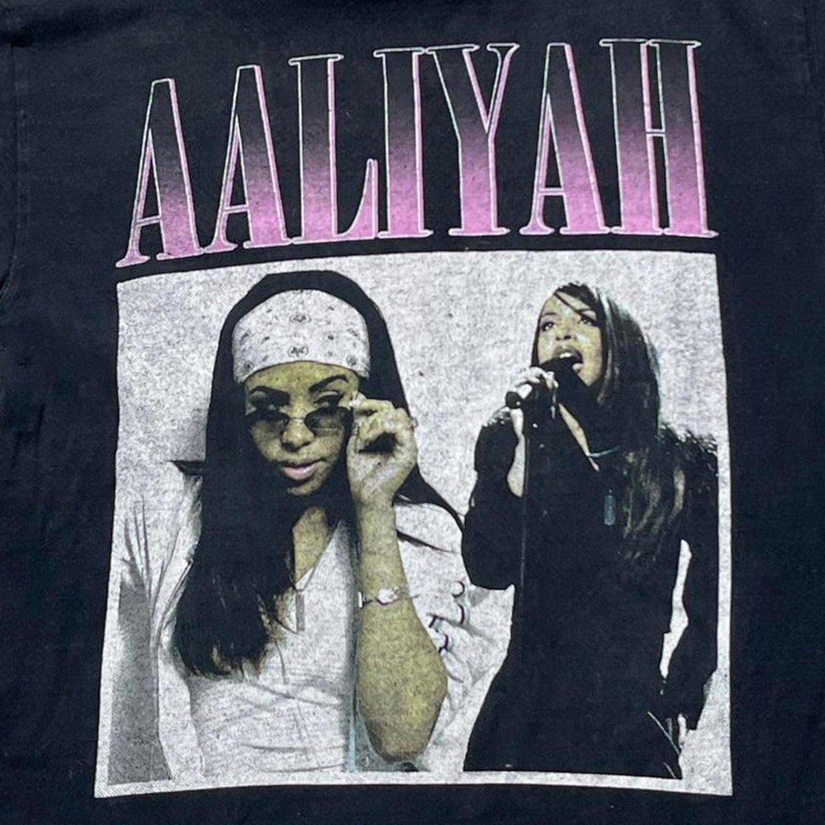 Aaliyah Preowned Small Band T-shirt