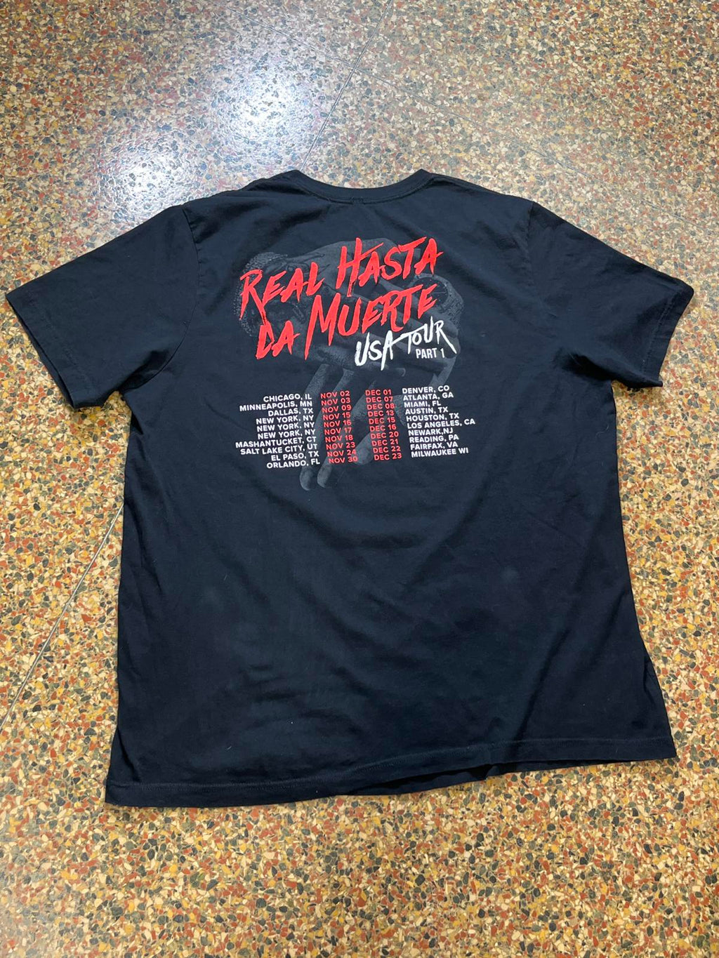 Manuel real hasta la muerte PreOwned 2XL Band tshirt