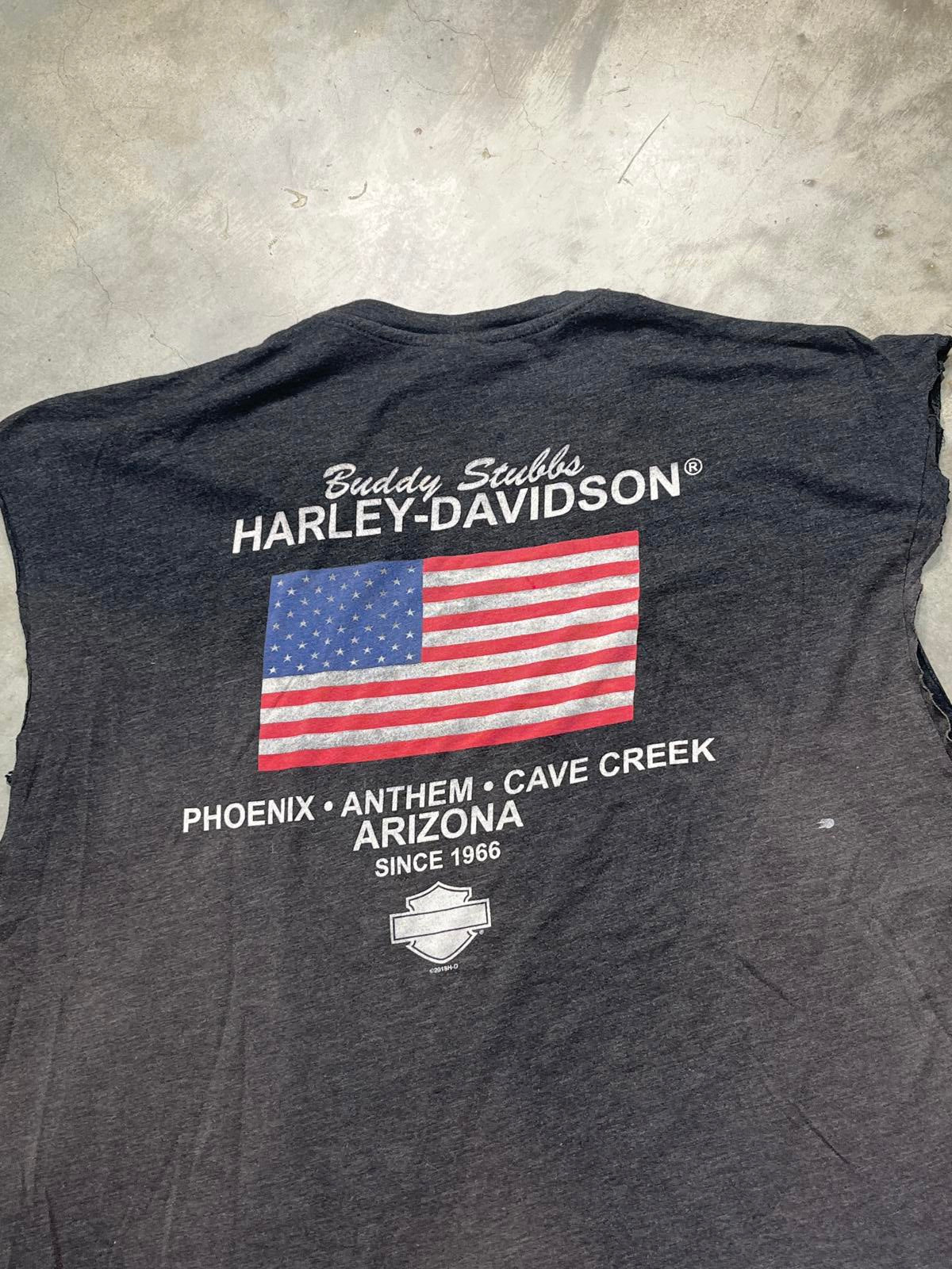 Harley Davidson Preowned 2XL Cutoff Sleeve Tank Top T-shirt