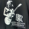 Randy Rhoads 2XLarge black graphic vintage T-shirt