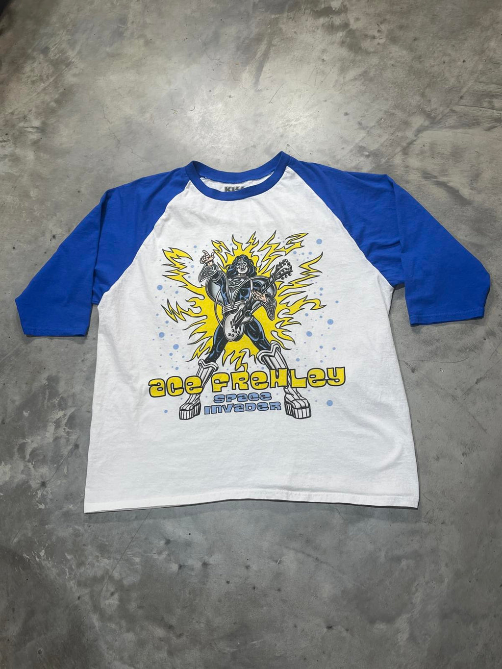 Ace Frehley Preowned XL 3/4 Sleeve T-shirt