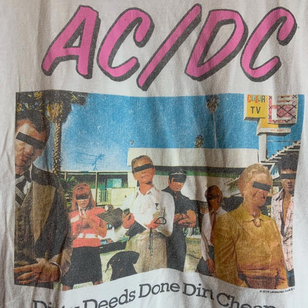 ACDC medium white graphic T-shirt