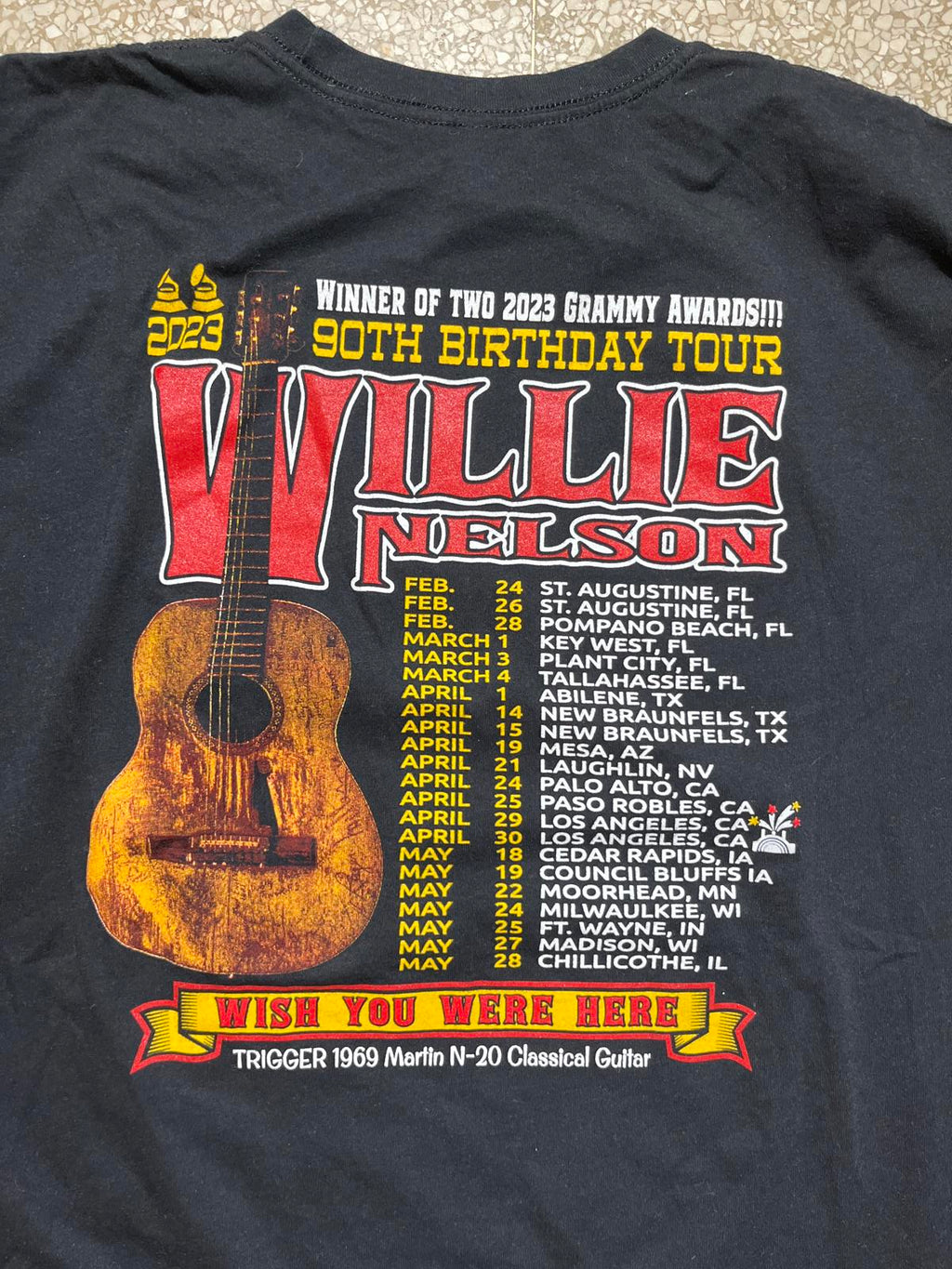 Willie Nelson preowned 3XLarge Band T-shirt