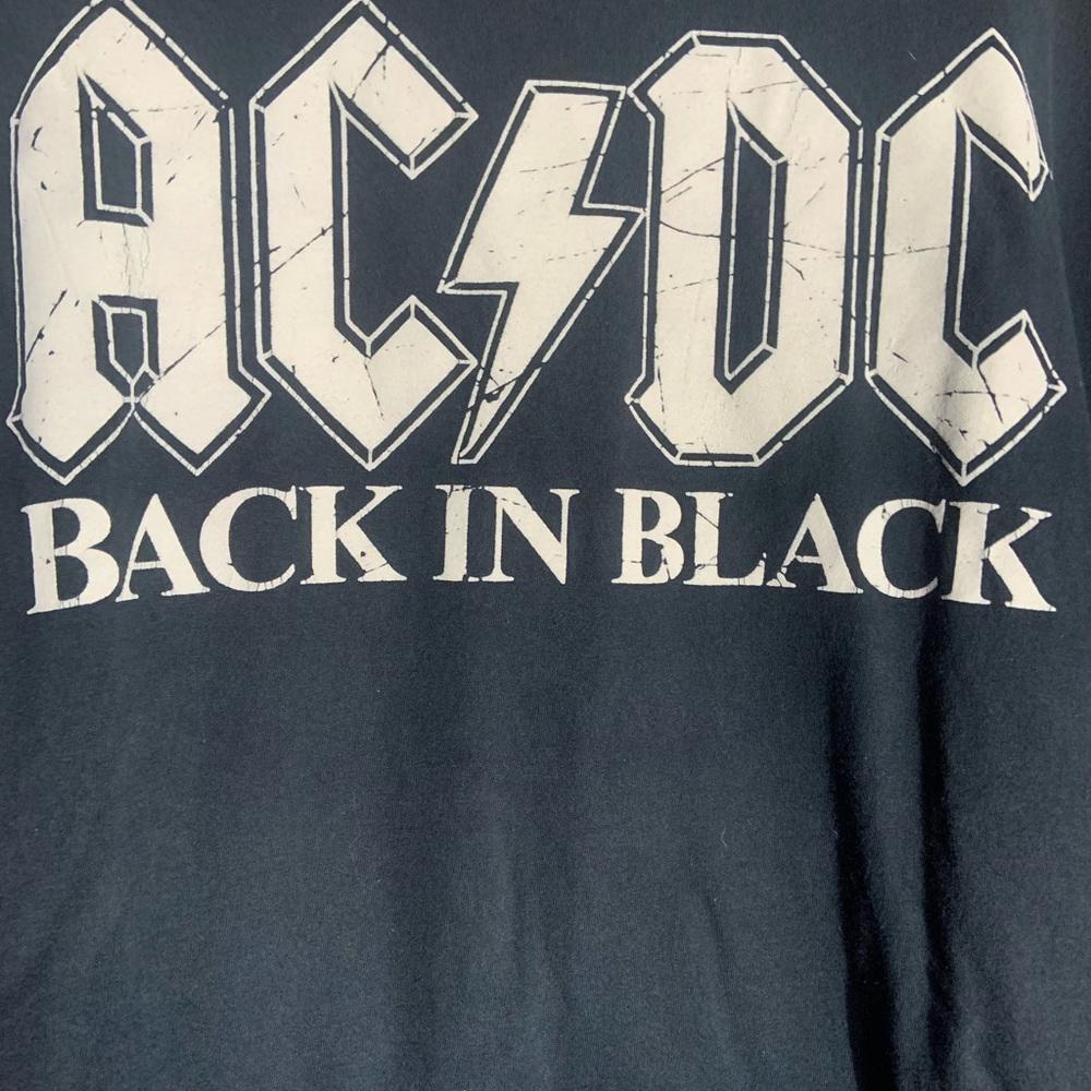 ACDC Xlarge black graphic vintage T-shirt