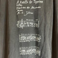 A ganota large black graphic vintage preowned tshirt