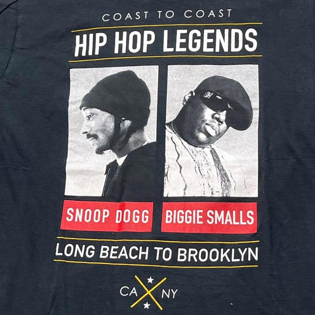 Hip Hop Legends Snoop Dogg Biggie Preowned XL T-shirt