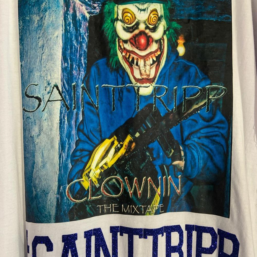 Sainttripp white 2XLarge graphic T-shirt