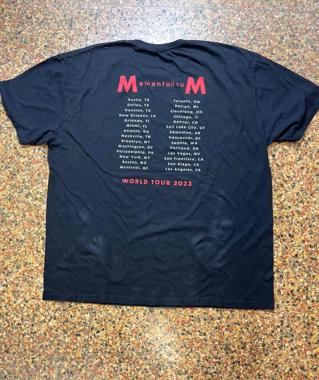 Depeche Mode Preowned 2XL Band T-shirt