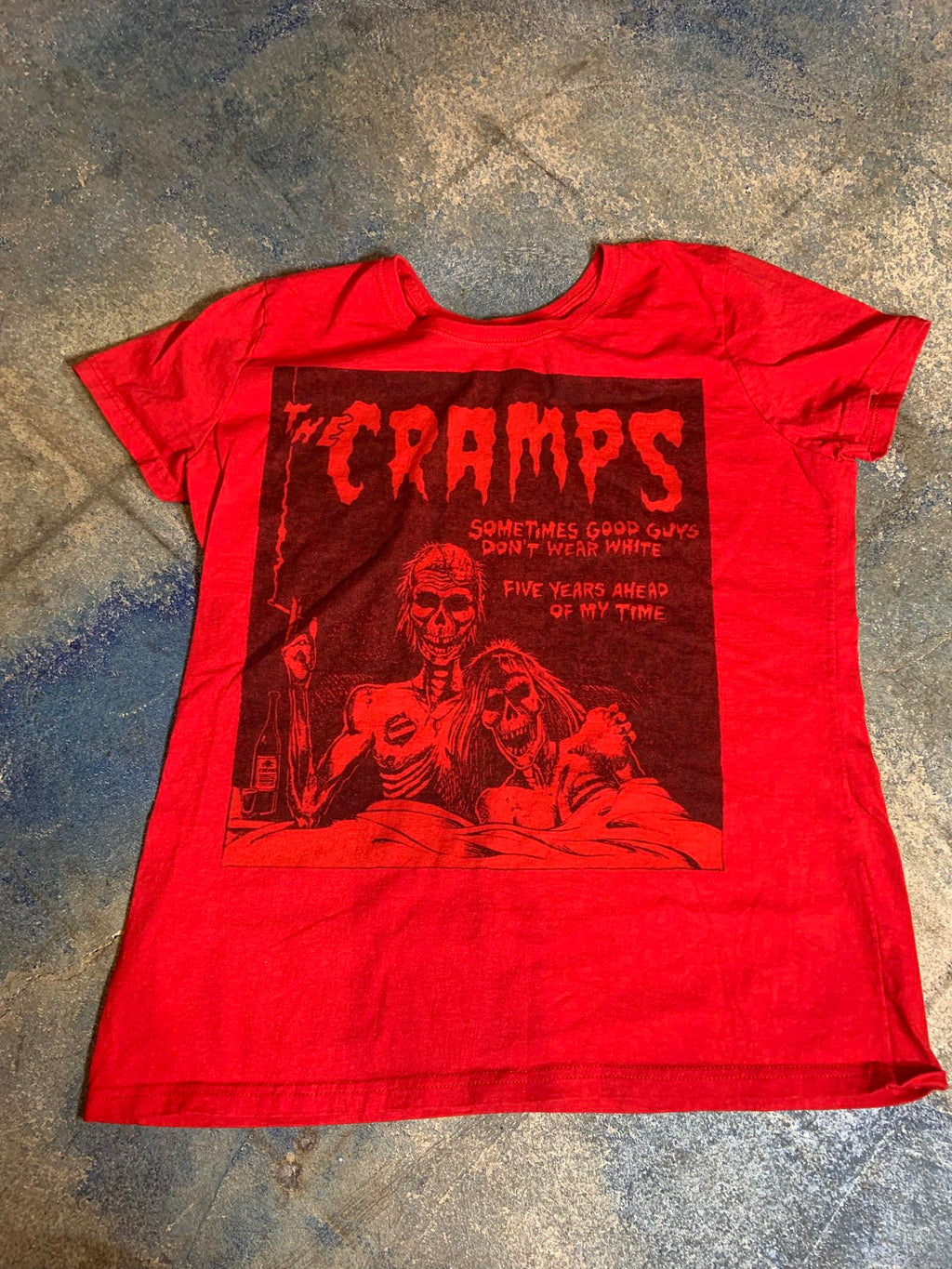 The Cramps PreOwned XL Red Shirt
